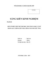 Một số biện pháp hỗ trợ học sinh trung học cơ sở trong quá trình tiếp nhận hình ảnh thơ trữ tình 