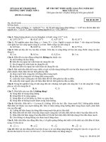 Đề thi thử THPT Quốc Gia môn Lý năm 2017 Triệu Sơn 2 lần 3 156_156_209