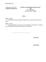 de khao sat chat luong dau nam sinh hoc 7 co dap an 55333