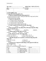 de va dap an kiem tra 1 tiet hoa 8 tuan 9 49803