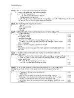 de va dap an kiem tra 1 hkii sinh hoc lop 8 hay 55209