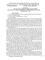 SKKN Xây dựng trường học an toàn phòng chống TNTT cho trẻ ở trường mầm non