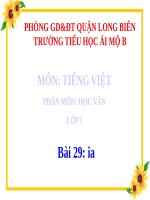 Tiếng việt 1   tuần 7   học vần   ia 