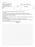 de kiem tra 1 tiet sinh hoc khoi 8 thcs le van them 27518