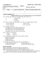 de kiem tra 1 tiet sinh hoc 8 thcs nguyen viet xuan 27620