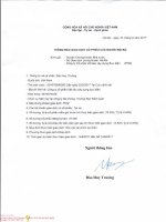 Thông báo giao dịch cổ phiếu người nội bộ