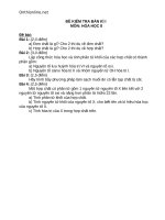 de thi va dap an kiem tra giua hki hoa hoc 8 16098