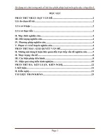 Sử dụng trò chơi trong một số bài học phần pháp luật môn giáo dục công dân 6 