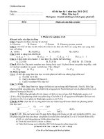 de thi hki mon hoa hoc 8 81303