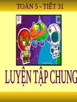 Toán 5   tuần 7   luyện tập chung 