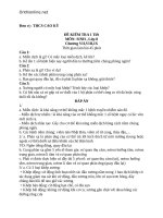 de thi va dap an kiem tra 45 phut sinh hoc 8 hay 94191