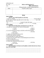 de kiem tra chat luong hki sinh hoc 6 co dap an 7272