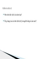 Hóa 9 bài 16 tính chất hóa học của kim loại 