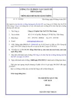 TB Chot danh sach co dong lan thu XIV 2014