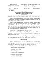 27. Du Thao Nghi Quyet DHDCD 2015