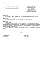 de kiem tra hki ngu van 11 thpt le quy don 95787