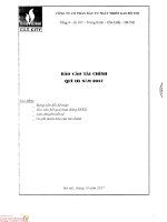 Báo cáo tài chính quý 3 năm 2017 (bản đen trắng)