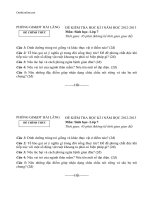 de va dap an kiem tra hki sinh hoc 7 thcs hai lang 97144