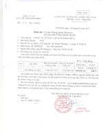 CV giai trinh chenh lech loi nhuan