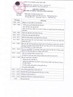 Chương trình ĐHCĐ thường niên năm 2017