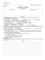 de kiem tra 15 phut ki 2 sinh hoc lop 7 hay   91573