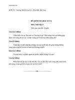 de va dap an kiem tra hkii sinh hoc 8 thcs cao ky 72607