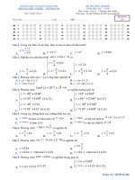 Đề kiểm tra Đại số và Giải tích 11 chương 1 (Lượng giác) trường THPT Tô Hiệu - Hà Nội - TOANMATH.com De_2