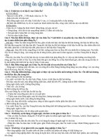 đề cương địa lớp 7 hk2