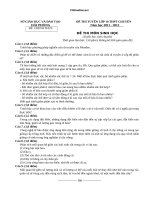 de thi tuyen sinh vao lop 10 chuyen tran phu mon sinh hoc 48263