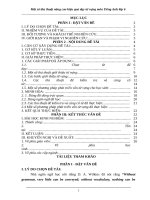 Một số thủ thuật nâng cao hiệu quả dạy từ vựng môn tiếng anh lớp 6 