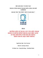 Đề tài nghiên cứu khoa học lịch sử