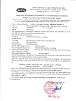 Thông báo chốt danh sach cổ đông để tiến hành lưu ký