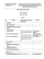 KẾ HOẠCH dạy học môn LỊCH sử 