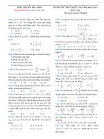 Đề Thi Thử Toán THPT Chuyên Bắc Ninh Lần 1 Năm 2018 Có Đáp Án