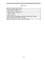 Tạo hứng thú trong giờ dạy học ngữ văn bằng phương pháp thảo luận nhóm 