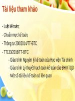 Chương 1 bản chất của hạch toán