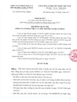 05 12 2017  Nghi quyet HDQT trien khai phat hanh co phieu cho nguoi lao dong