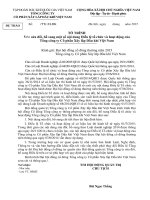 To trinh sua  doi Dieu le nam 2015