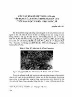 DSpace at VNU: Các tập bản đồ việt nam ( atlas): tác dụng của chúng trong nghiên cứu 