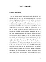 SKKN một số trò chơi mới gây hứng thú học tập cho học sinh trong giờ học tiếng anh 