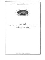Quy che to chu va quan ly cong tac an toan ve sinh lao dong