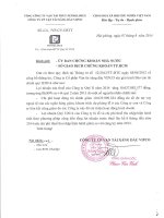 Giải trình BCTC Quý II năm 2014