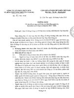 Thông báo về việc đề cử, ứng cử để bầu vào Hội đồng quản trị, Ban kiểm soát Công ty nhiệm kỳ 2016 - 2020