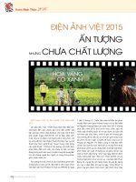 DSpace at VNU: Điện ảnh Việt 2015 ấn tương nhưng chưa chất lượng