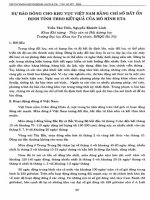 DSpace at VNU: Dự báo dông cho khu vực Việt Nam bằng chỉ số bất ổn định tính theo kết quả của mô hình ETA