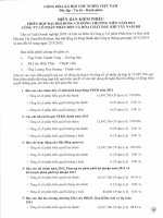 Đại hội cổ đông 2013 _ Biên bản kiểm phiếu