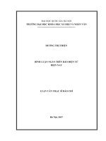 Bình luận ngắn trên báo điện tử hiện nay 