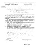 To trinh Thu lao HDQT BKS