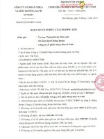 Bao cao so huu cua co dong lon VCB