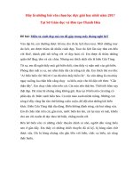 Những bài văn chọn lọc lớp 7 hay nhất năm 2017